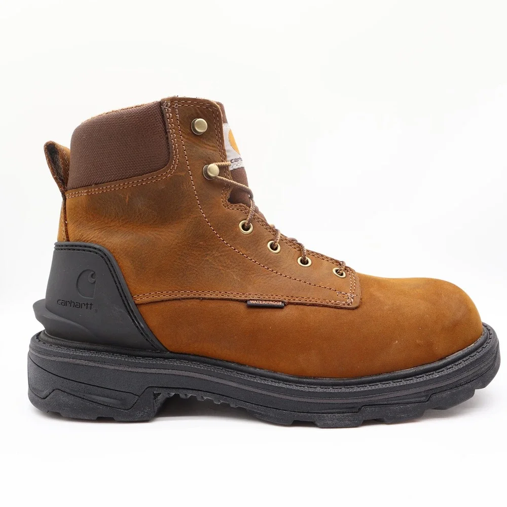 Carhartt Modern Ironwood Work Boots Mens 12 M Brown Leather Alloy Toe NWT